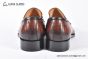 GUCCI Men's Brown Calfskin Loafers with YG Interlocking G