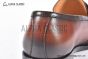 GUCCI Men's Brown Calfskin Loafers with YG Interlocking G