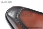 GUCCI Men's Brown Calfskin Loafers with YG Interlocking G