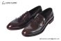 Prada Classic Brushed Red Calfskin Loafers