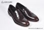 Prada Classic Brushed Red Calfskin Loafers