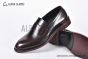 Prada Classic Brushed Red Calfskin Loafers