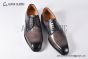 GUCCI Man's Beige Calfskin Lace-up Shoes