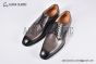 GUCCI Man's Beige Calfskin Lace-up Shoes