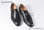 GUCCI Men's Black Calfskin Loafers with Interlocking G