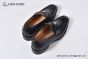 GUCCI Men's Black Calfskin Loafers with Interlocking G