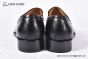 GUCCI Men's Black Calfskin Loafers with Interlocking G