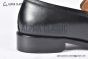 GUCCI Men's Black Calfskin Loafers with Interlocking G