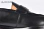 GUCCI Men's Black Calfskin Loafers with Interlocking G