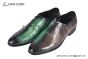 Berluti Alessandro Démesure Beige/Green Calfskin/Crocodile Oxford