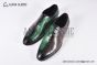 Berluti Alessandro Démesure Beige/Green Calfskin/Crocodile Oxford
