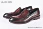 Prada Classic Brushed Dark Brown Calfskin Loafers