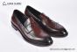 Prada Classic Brushed Dark Brown Calfskin Loafers