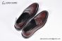 Prada Classic Brushed Dark Brown Calfskin Loafers