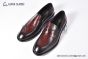 Prada Classic Brushed Dark Brown Calfskin Loafers