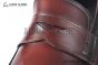 Prada Classic Brushed Dark Brown Calfskin Loafers