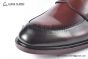 Prada Classic Brushed Dark Brown Calfskin Loafers