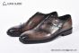 Berluti Alessandro Démesure Beige Calfskin/Crocodile Oxford