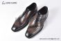 Berluti Alessandro Démesure Beige Calfskin/Crocodile Oxford
