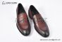 Prada Saffiano Red Calfskin Loafers with Hot-stamped Prada logo