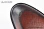 Prada Saffiano Red Calfskin Loafers with Hot-stamped Prada logo
