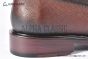 Prada Saffiano Red Calfskin Loafers with Hot-stamped Prada logo