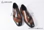 Berluti Alessandro Démesure Brown Calfskin/Crocodile Oxford