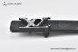 LV Initiales 40MM Reversible Belt Black Monogram Canvas and Calf Leather with Gray Steel Iconic LV Initiales Buckle