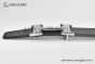 HERMES Reversible Belt Black Leather with Steel H Martelee Buckle