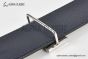 HERMES Reversible Belt Black Leather with Steel H Martelee Buckle