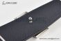HERMES Reversible Belt Black Leather with Steel H Martelee Buckle