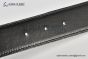 HERMES Reversible Belt Black Leather with Steel H Martelee Buckle