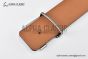 LV Initiales 40MM Black Leather Belt with Gray Steel LV Signature Buckle
