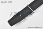 HERMES Reversible Belt Black Leather with Steel H Guillochee Buckle