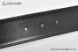 HERMES Reversible Belt Black Leather with Steel H Guillochee Buckle