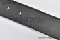 LV Pont Neuf 35mm Belt Black Taiga Leather with Stainless Steel LV Signature on the Metal Loop Buckle