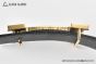 HERMES Reversible Belt Crocodile Leather with Rose Gold Constance buckle 