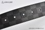 LV Circle 40mm Reversible Belt Black Canvas and Calf Leather with Gray Steel LV Circle Buckle