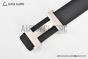 HERMES Reversible Belt Black/Brown Leather with Steel Constance buckle