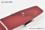 HERMES Reversible Belt Brown/Red Leather with Steel H buckle