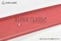 HERMES Reversible Belt Brown/Red Leather with Steel H buckle