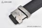 LV Alligator 40mm Belt Black Alligator Leather with Gray Steel Iconic LV Initiales Buckle