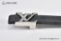 LV Alligator 40mm Belt Black Alligator Leather with Stainless Steel Iconic LV Initiales Buckle