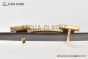 HERMES Reversible Belt Beige/Black Leather with Yellow Gold H buckle