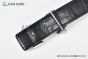 HERMES Reversible Belt Black Leather with Steel H Touareg Buckle