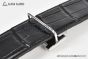 HERMES Reversible Belt Black Leather with Steel H Touareg Buckle