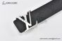 LV Initiales 40mm Reversible Belt Black Embossed Monogram Leather with Stainless Steel Iconic LV Initiales Buckle