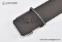 LV Mirror 35mm Reversible Belt Black Leather with Gray Steel LV Mirror Buckle