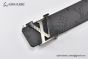LV Initiales 40mm Reversible Belt Monogram Canvas and Calf Leather with Gray Steel LV Initials Buckle