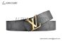LV Initiales 40mm Reversible Belt Monogram Canvas and Calf Leather with Yellow Gold LV Initials Buckle